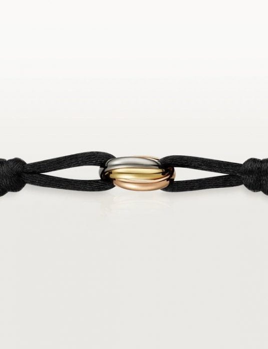 18k gold trinity bracelet