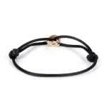 18K金三位一体手链丝绸