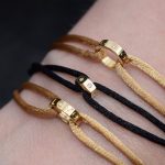 18k gold love bracelet silk oj exclusive