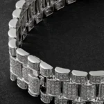 18k white gold rolex bracelet diamonds