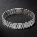 18k white gold rolex bracelet diamonds