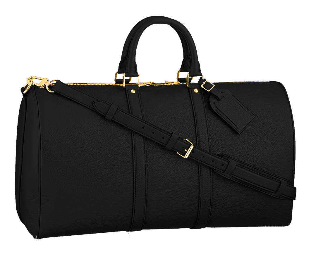 Louis+Vuitton+Speedy+Duffle+Medium+Black+Leather for sale online