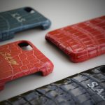 字母组合个性化鳄鱼壳 iPhone 7 8 OJ独家