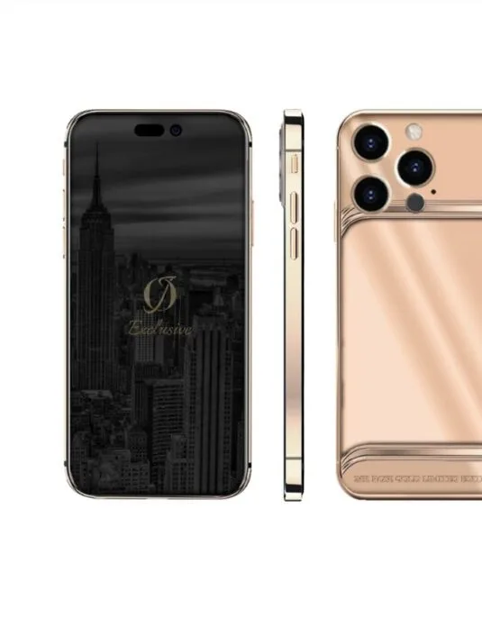 24K Rose Gold Iphone 16 Pro Max Infinity
