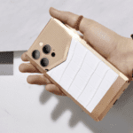 24k-gold-Iphone-14-pro-case-luxury-crocodile-white