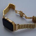 24k gold apple watch 7 engraved swarovski 1