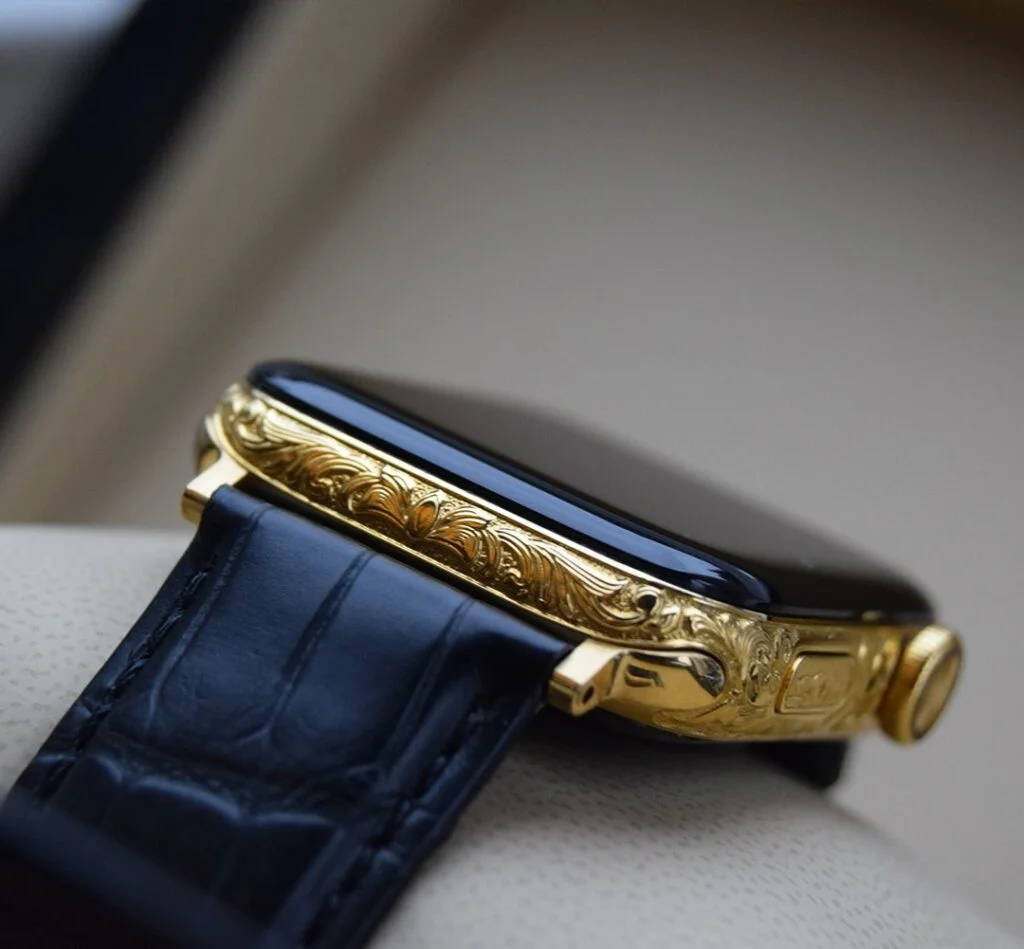 24k gold apple watch engraving