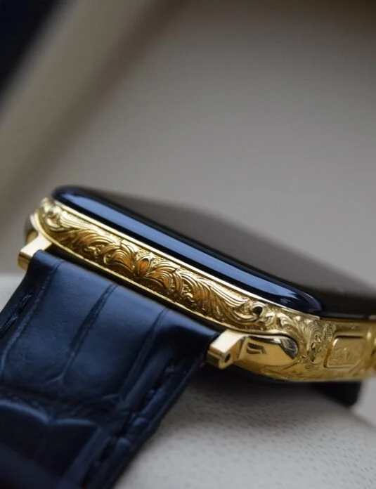 24k gold apple watch engraving