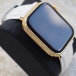 24k gold apple watch 8 with diamonds 2