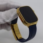 ابل واتش الترا 2 ذهب 24 قيراط أزرق رولكس