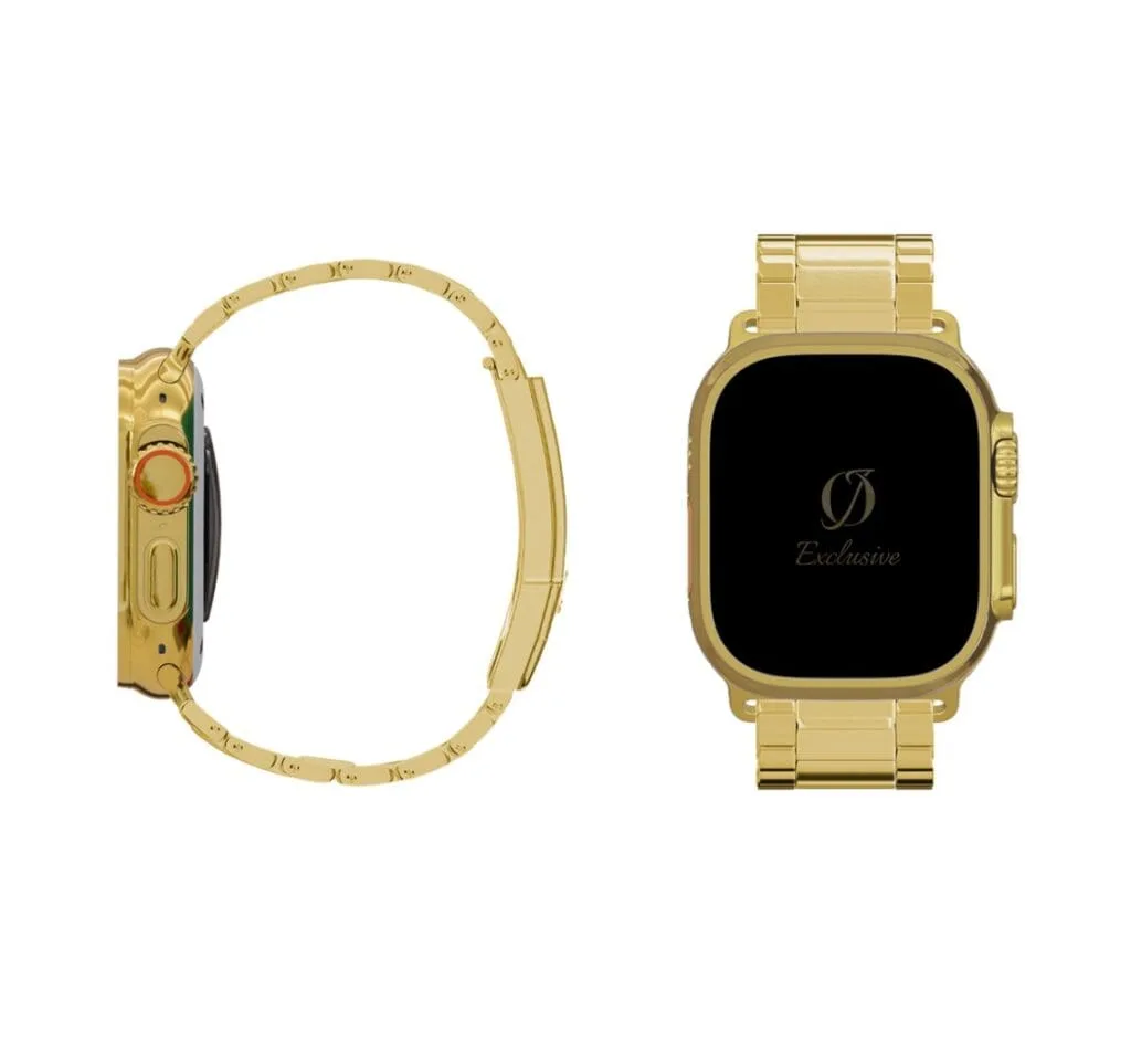 24k gold apple watch ultra 2 gold strap