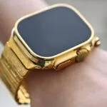 24k gold apple watch ultra metal strap