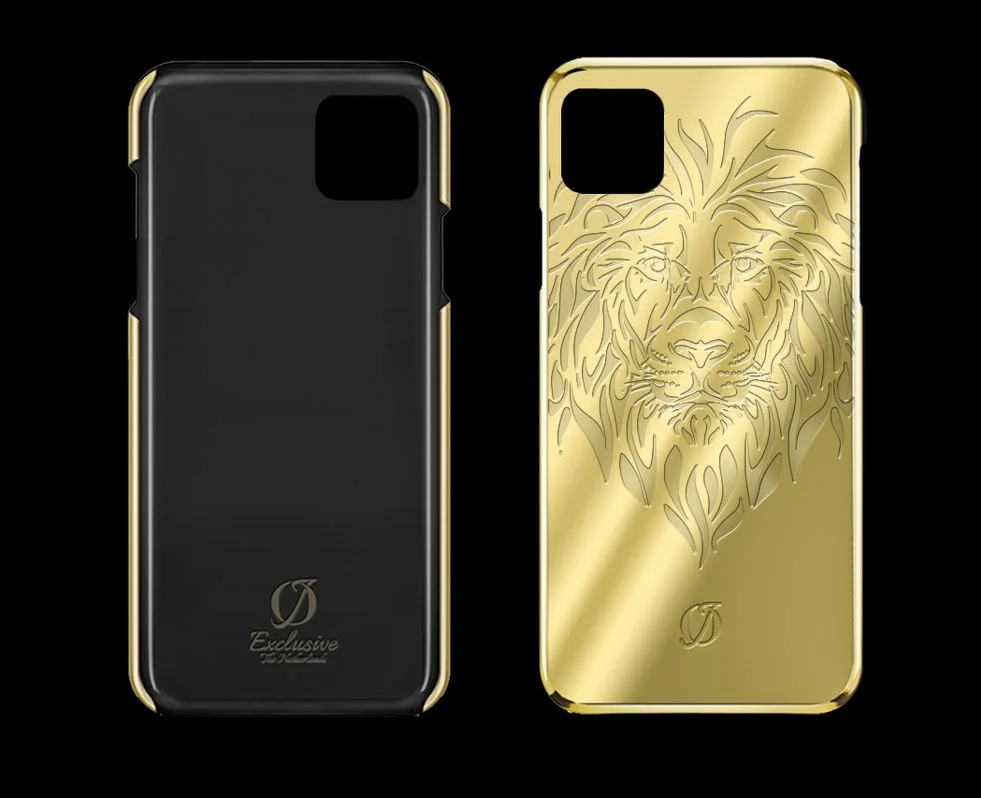 24k gold case iphone 12 pro lion 2