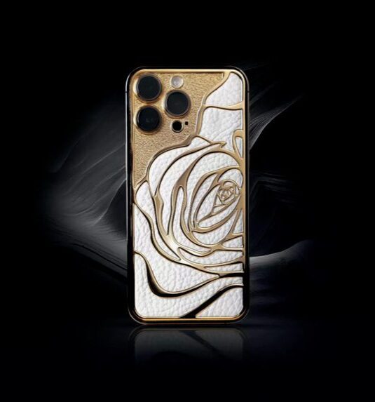 24k gold iphone 14 pro max flower edition