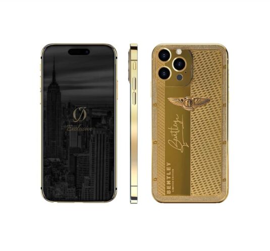 24k gold iphone 15 pro max bentley edition