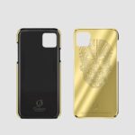 24k gold iphone case 14 pro max skull engraving 1