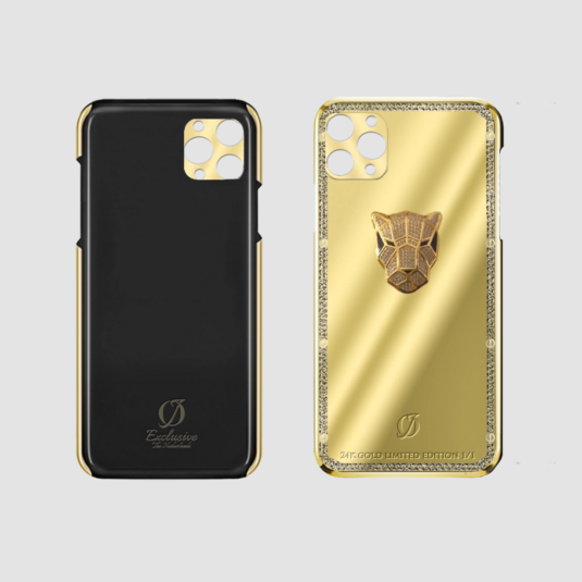 24k gold iphone case cartier design