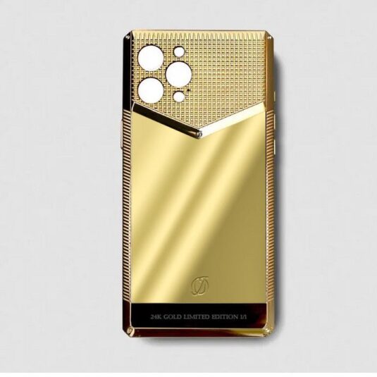 24k gold metal iphone 14 pro max case 1