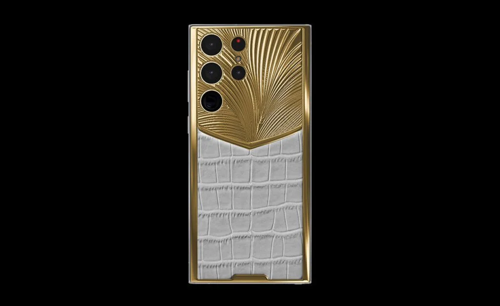 24k金三星S23 Ultra鳄鱼皮革