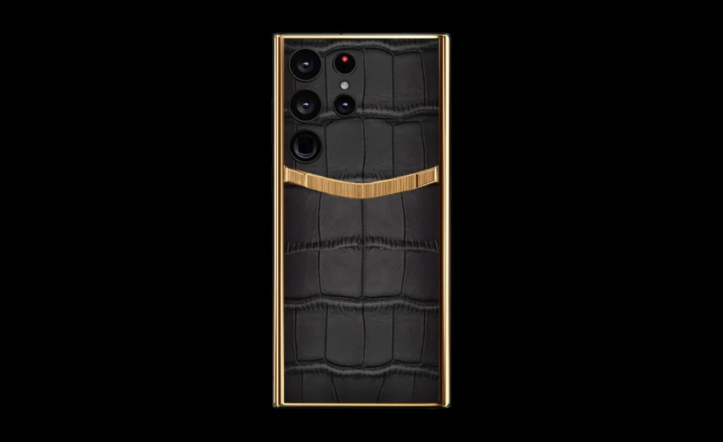 24k gold samsung s24 ultra crocodile