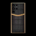 24k gold samsung s24 ultra crocodile
