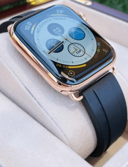 24k rose gold apple watch