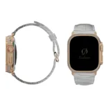24k rose gold apple watch ultra diamonds