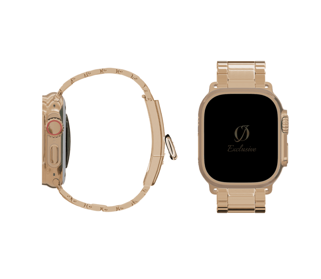 24k rose gold apple watch ultra rolex strap