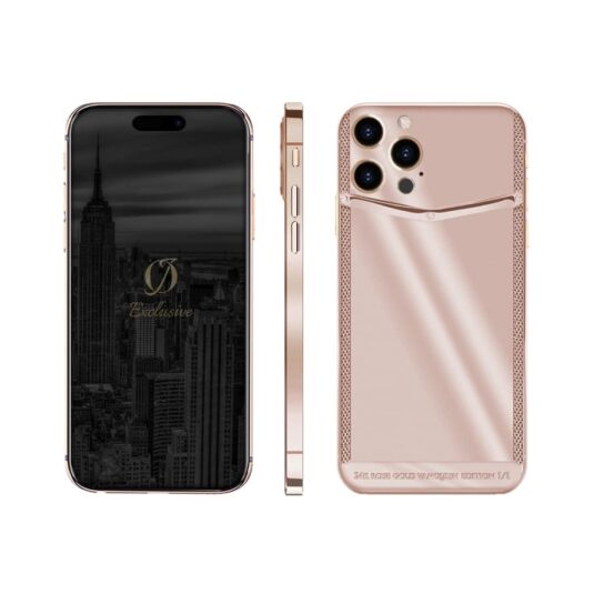 24k rose gold iphone 16 pro max clou de paris