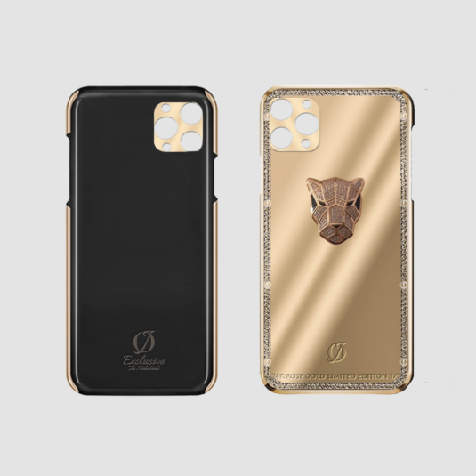 24k rose gold iphone case cartier design