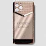 24k rose gold metal iphone case iphone 14 pro max custom engraving