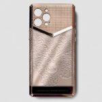 24k rose gold metal iphone case iphone 14 pro max tiger