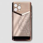 24k rose gold metal iphone case iphone 14 pro max tiger2