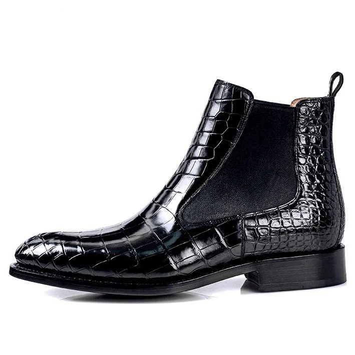 Alligator Chelsea Boots08