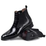 Alligator Chelsea Boots09