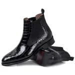 Alligator Chelsea Boots09