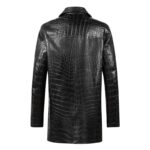 Alligatorjacke lang Herren Design Rückseite