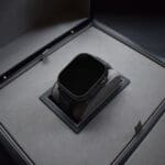 BLACK APPLE WATCH ULTRA 2 CROCODILE STRAP