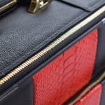 黑色皮革定制手提箱 关闭