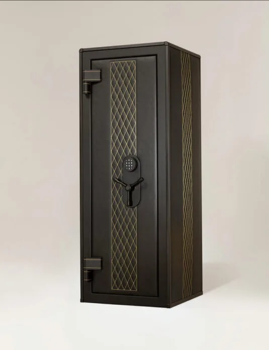 黑色-豪华-保险箱-带-上链装置