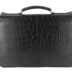 Black Alligator Briefcase Classic