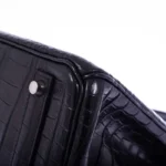 Black Crocodile Handbag Birkin 40cm