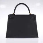 Black Epsom Handbag Kelly 28cm