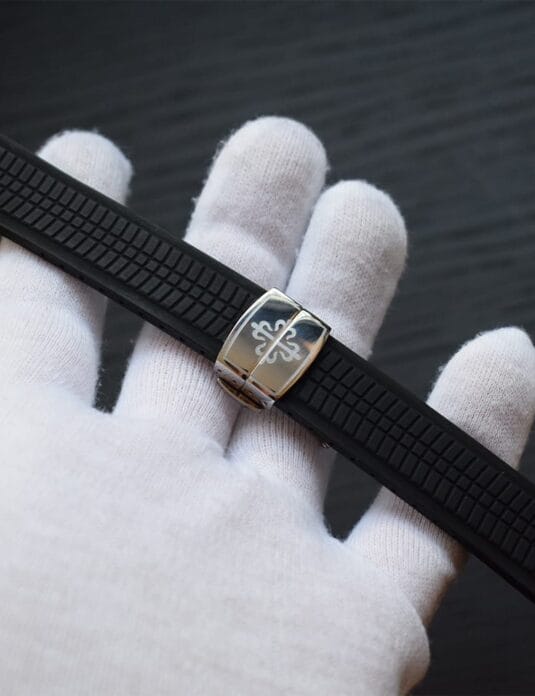 Black Rubber Apple Watch Bands Patek