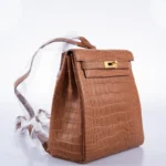 Brown Alligator Backpack 22cm Kelly Ado