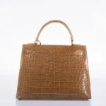 Brown Crocodile Handbag Kelly