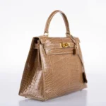 Brown Crocodile Handbag Kelly