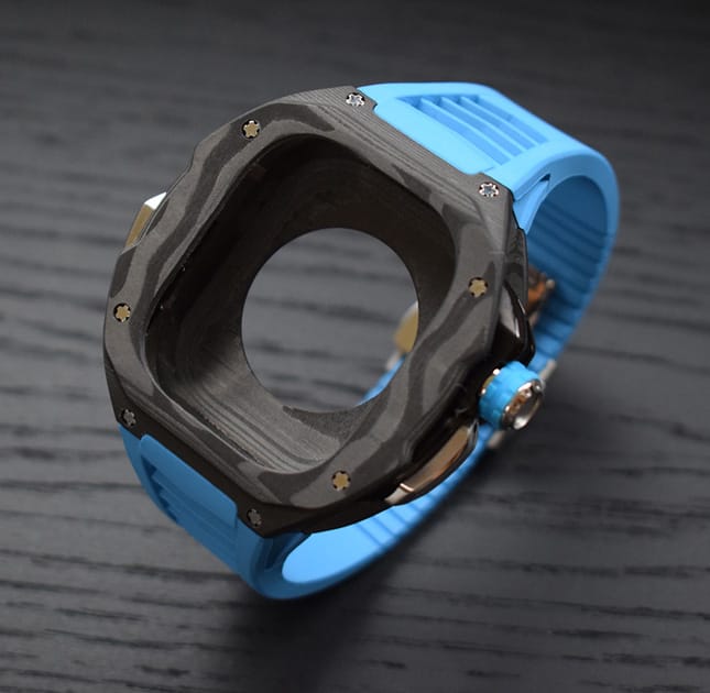 Custom carbon Apple Watch case by OJ Exclusive