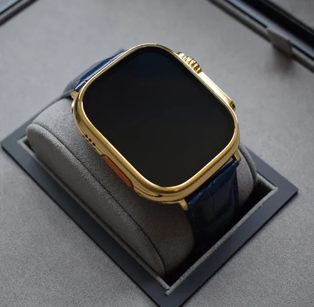 CUSTOM-24K-GOLD-APPLE-WATCH LUXURY APPLE WATCH
