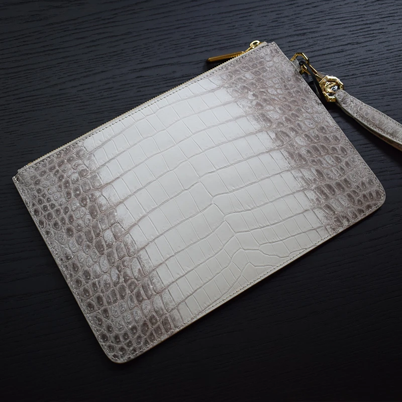 Customized crocodile wallet — monogram OJ Exclusive Netherlands